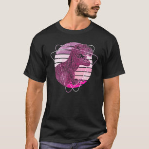 T-Rex Tyrannosaurus Dinosaur Vaporwave Prähistoris T-Shirt
