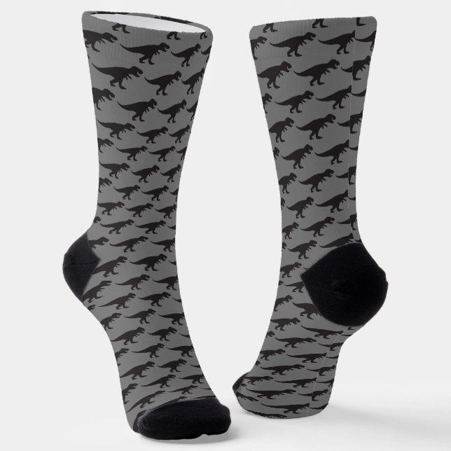 T-Rex Tyrannosaurus König Dinosaurier Klassisch Du Socken (Gewinkelt)