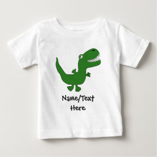 T-Rex Tyrannosaurus Rex Dinosaur Cartoon Kids Boys Baby T-shirt