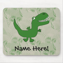T-Rex Tyrannosaurus Rex Dinosaur Cartoon Kids Boys Mousepad