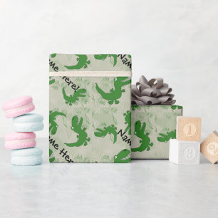 T-Rex Tyrannosaurus Rex Dinosaurier-Cartoon Geschenkpapier