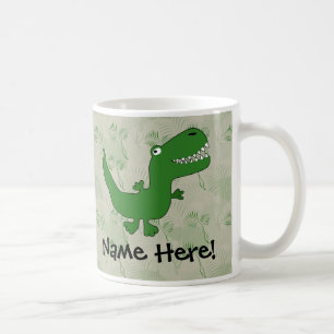 T-Rex Tyrannosaurus Rex Dinosaurier-Cartoon Kaffeetasse