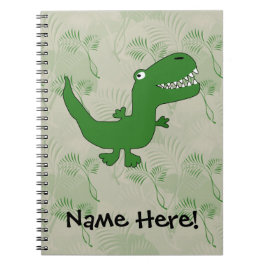 T-Rex Tyrannosaurus Rex Dinosaurier-Cartoon Notizblock