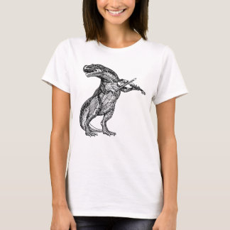 T Rex Tyrannosaurus Rex Violine T - Shirt