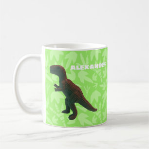 T-Rex Tyranosaurus Rex Toy Dinosaur Hellgrün Kaffeetasse