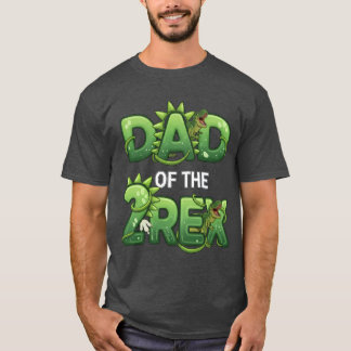 T-Rex-Vater Lustiges Dinosaurier-Vater-Design T-Shirt