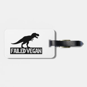 T-Rex Vegan Versagt Gepäckanhänger