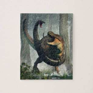 T-Rex vs Titanoboa Puzzle