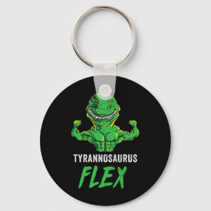 T Rex Workout Funny Dinosaur Gym Weighthiebing Cut Schlüsselanhänger