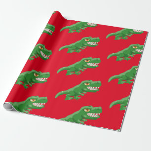 T-Rex Wrapping Paper Geschenkpapier