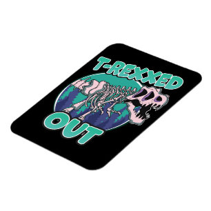 T-Rexxed Out Dinosaurier Magnet