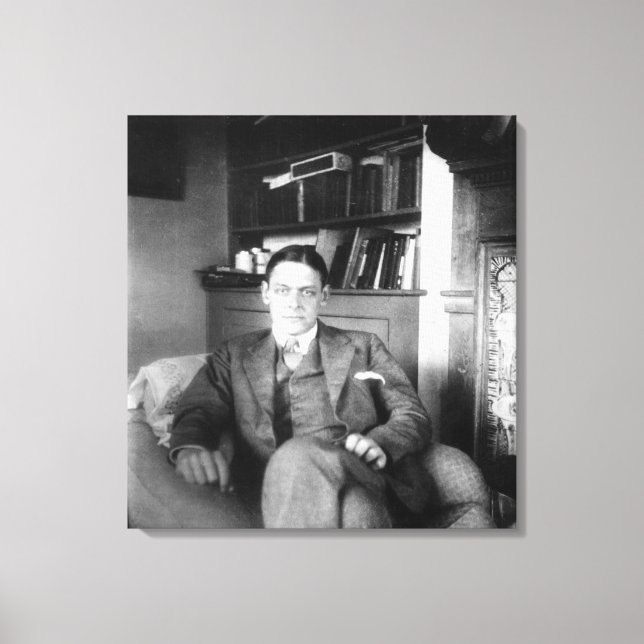T.S. Eliot Leinwanddruck (Vorderseite)