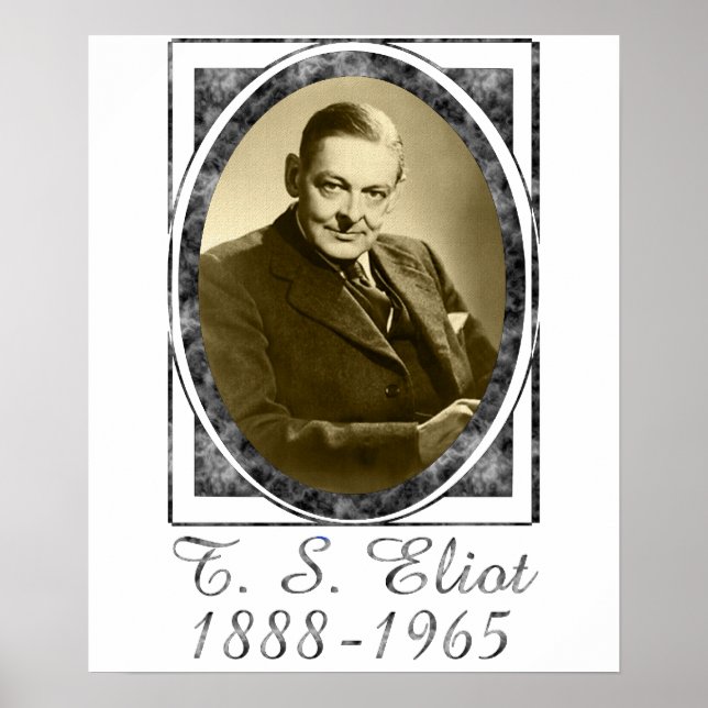 T.S. Eliot Poster (Vorne)