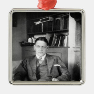 T.S. Eliot Silbernes Ornament
