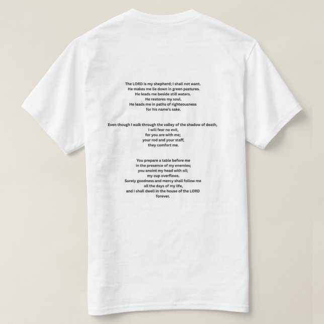 T-Shirt (Design Rückseite)