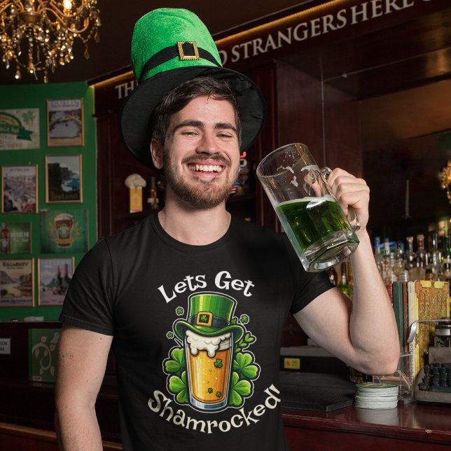 T - Shirt (Let's Get Shamrocked! St. Patrick's Day Shirt)