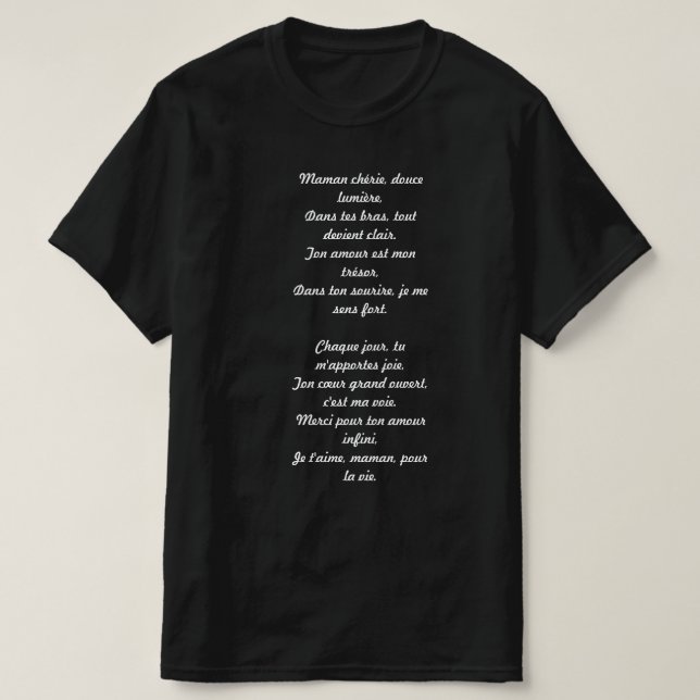 T - Shirt (Design vorne)