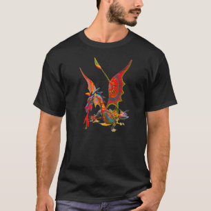 T - Shirt 009 - Roter Drache