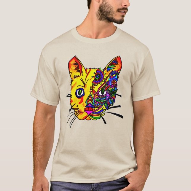 T - Shirt 053 - Fass mit Tätowierung (Vorderseite)