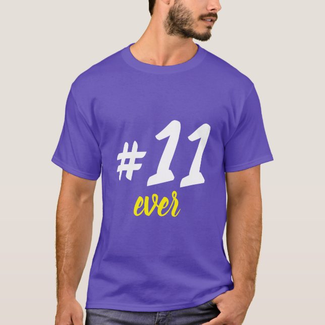 T-Shirt -11 ever dunkel (Vorderseite)