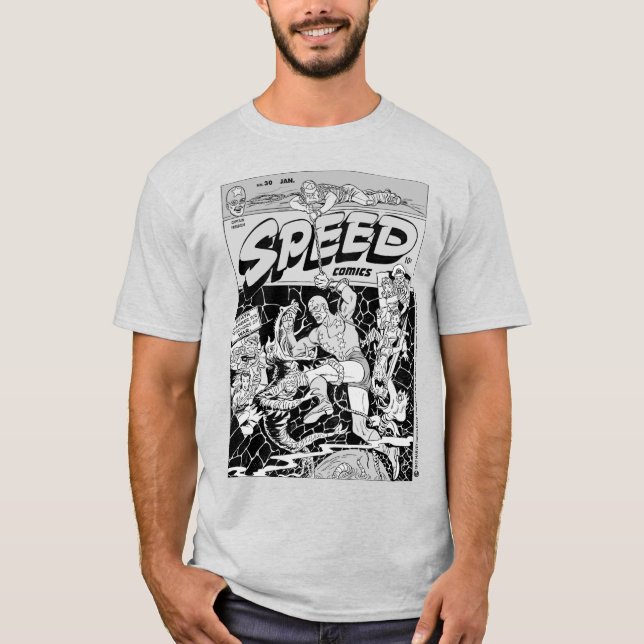 T-Shirt '1940er SPEED Comics' (Vorderseite)