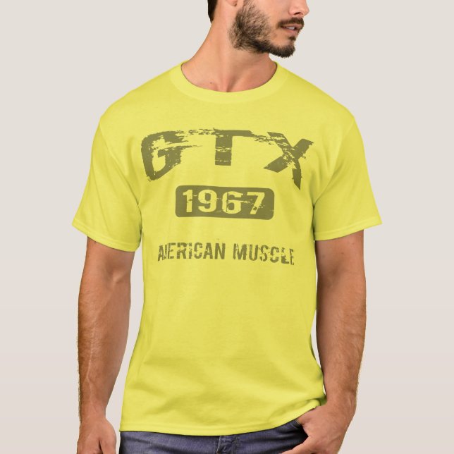 T - Shirt 1967 Plymouths GTX (Vorderseite)