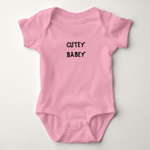 T-Shirt 1-6 Bequeme Casual Bekleidung - Hellrosa Baby Strampler