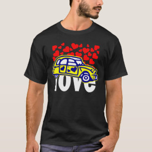 t-shirt 2CV coeur