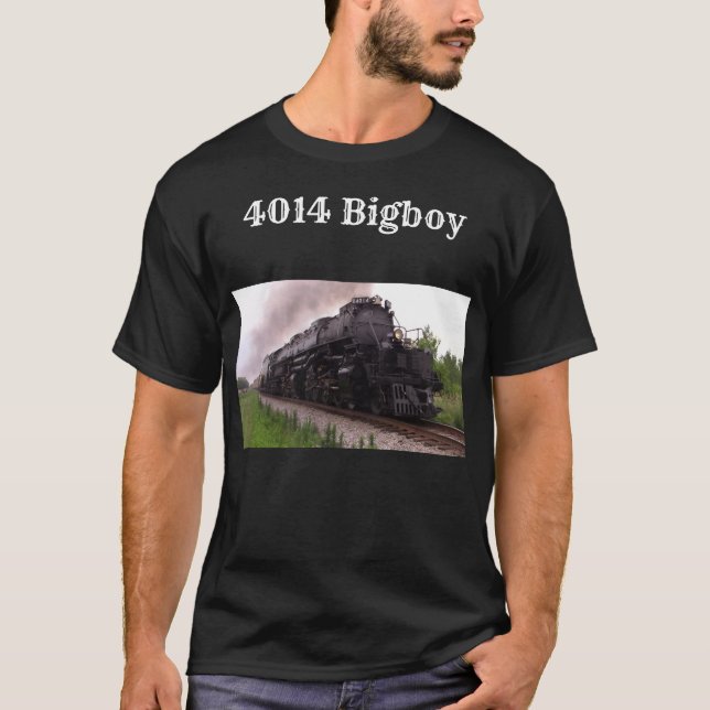 T - Shirt 4014 Bigboy-Lokomotive (Vorderseite)