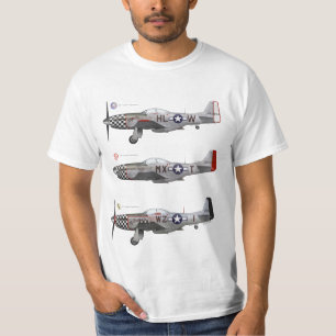 T-Shirt 78t Uhr Fighter Group P-51 Mustang