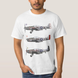 T-Shirt 78t Uhr Fighter Group P-51 Mustang