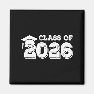 T-Shirt Abitur 2026 Abschlussklasse 2026 Magnet