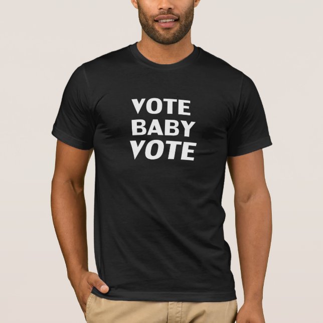 T - Shirt "Abstimmung mit dem Baby" (Vorderseite)