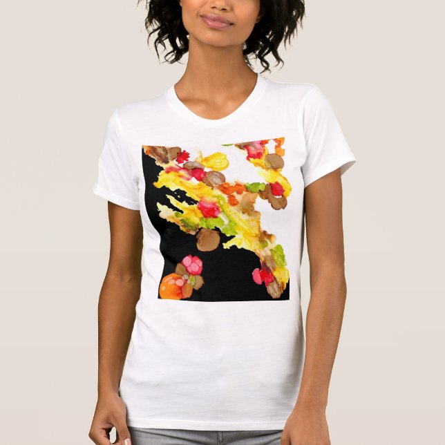 T - Shirt "Abstrakt Bouquet" (Vorderseite)