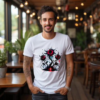 T-Shirt Abyssale-Kreatur mit scharfen Augen