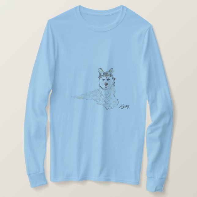 T - Shirt: Alaskan Husky T-Shirt (Design vorne)