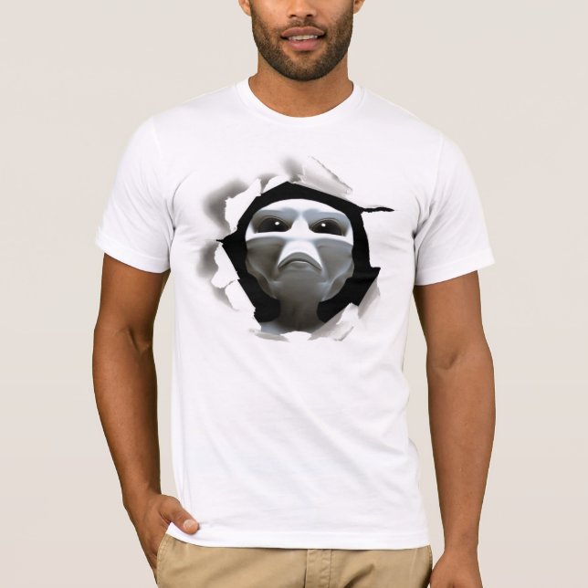 T-shirt Alien UFO (Vorderseite)