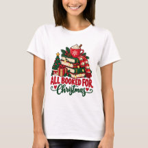 T-Shirt 'Alles ausgebucht für Weihnachten', Biblio