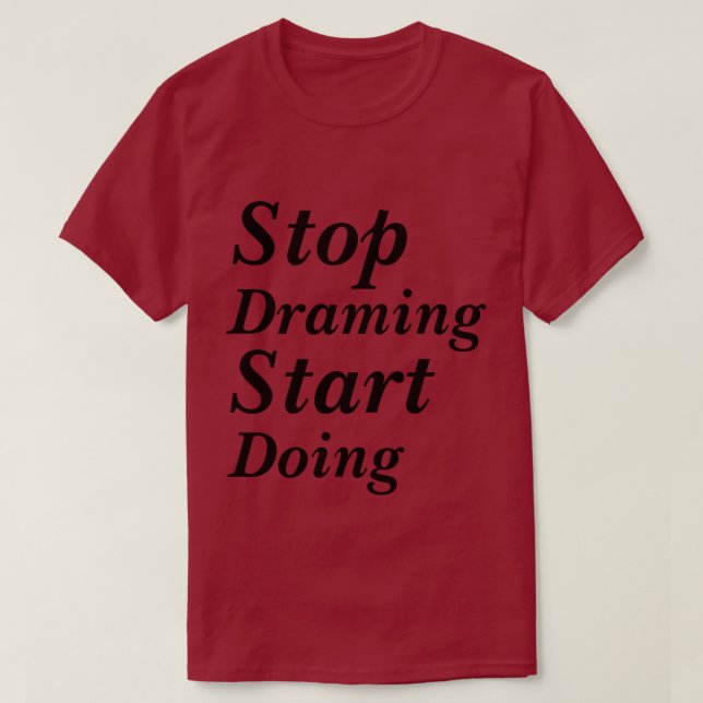 T - Shirt Alles beginnt mit einer Idee (Design vorne)