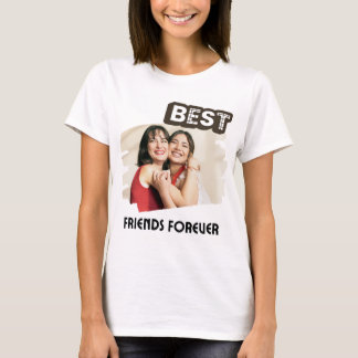 T-Shirt als Geschenk für beste Freundin in Weiß | 