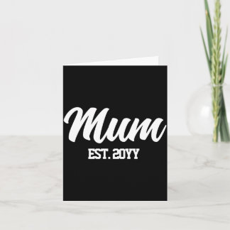 T-Shirt als Geschenk zum Muttertag für neue Mütter Karte