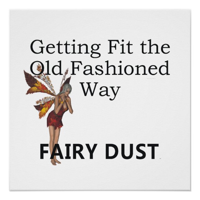 T-SHIRT Alte Fitness Poster (Vorderseite)