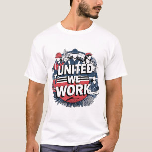 T - Shirt am Arbeitstag Design der patriotischen