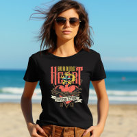 T - Shirt am brennenden Herzen