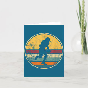 T-Shirt American Football Vintage Football Retro Karte