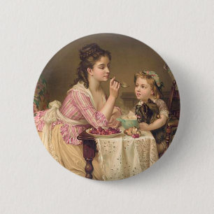 T-SHIRT Americanafrühstück Button