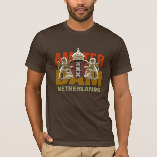 T - Shirt Amsterdams die Niederlande (Vorderseite)