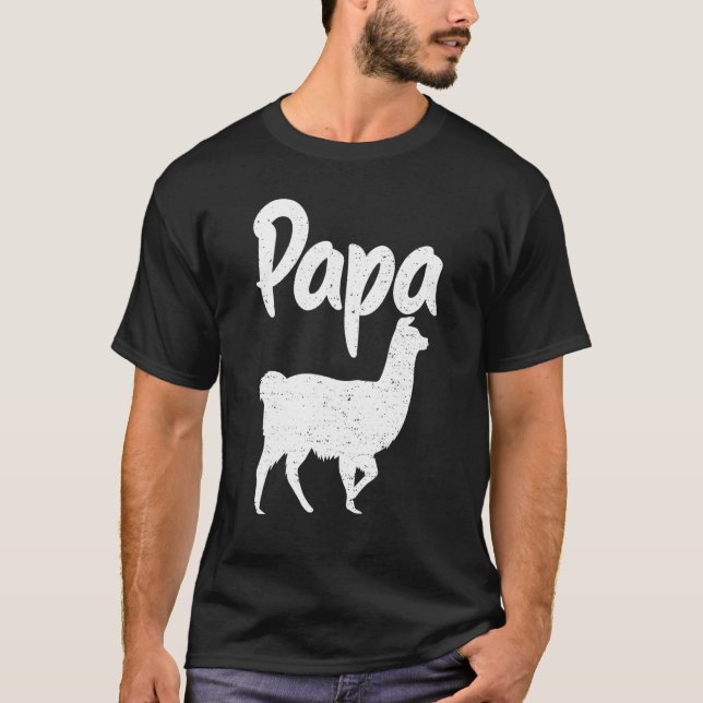 T-Shirt Animal Theme Vathers Day (Vorderseite)