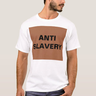 T - Shirt Anti Slavery Brown