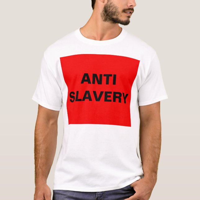 T - Shirt Anti Slavery Red (Vorderseite)